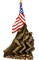 US Marine Corps War Memorial Iwo Jima Statue Christmas Ornament